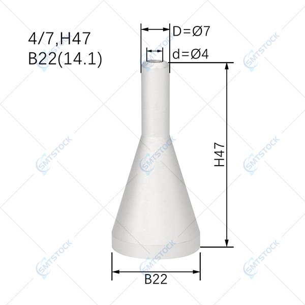 Ersa Selective Wave Solder S Nozzle 4.0 7.0 H=47 B14.1 256501(1) Ersa Selective Wave Solder S Nozzle 4.0 7.0 H=47 B14.1 256501(1)