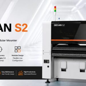 Hanwha DECAN S2 SMT pick and place machine for high-speed chip mounting